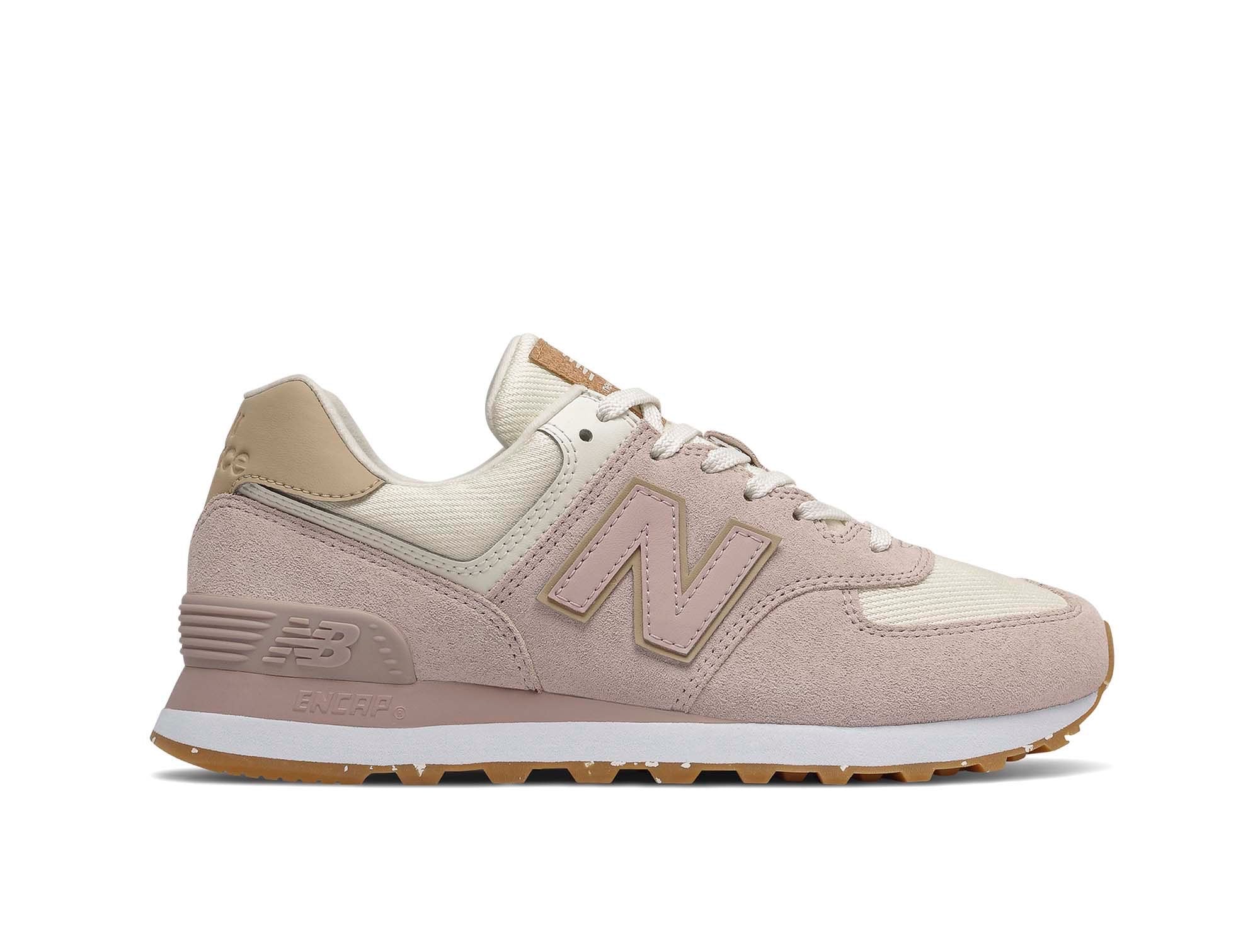 Zapatilla New Balance 574 Mujer Rosado