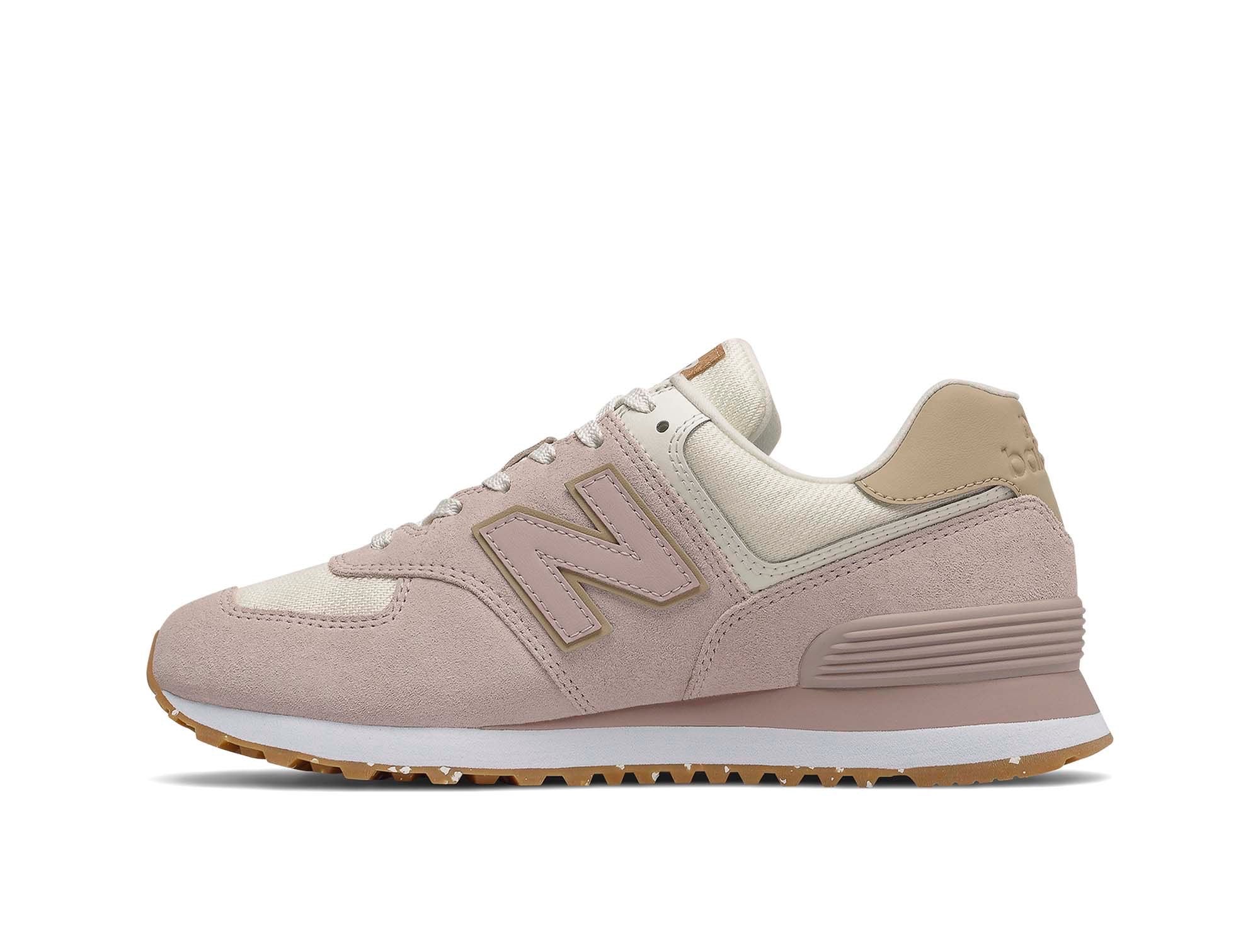 Zapatilla New Balance 574 Mujer Rosado