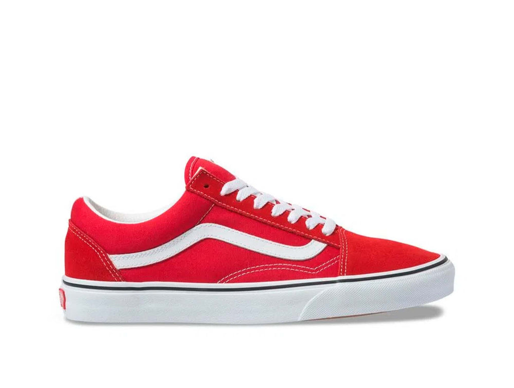 Zapatos vans rojos top clasicos 91.3